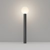 Nowoczesny słupek ogrodowy zewnętrzna lampa aluminium czarna z kulą Bold MAYTONI O598FL-01B